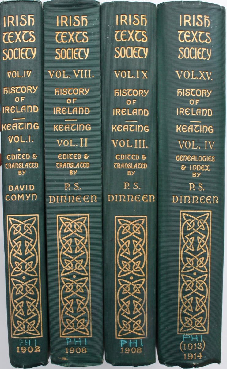 Image for The History of Ireland. Volume 1 to Volume 4. Edited, with Translations and Notes by David Comyn.
