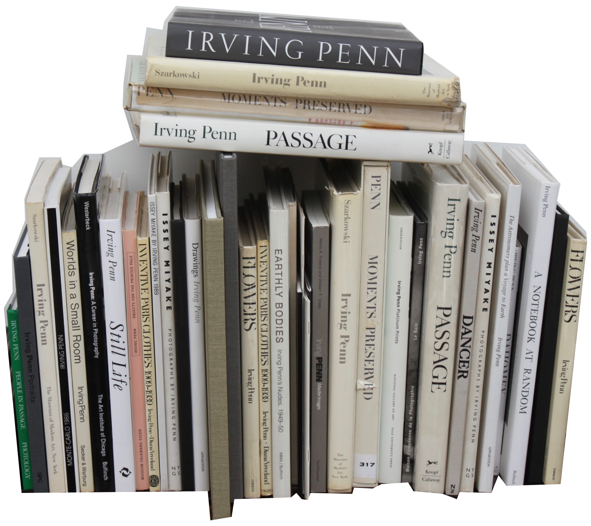 Image for Irving Penn Collection. 42 titles including 13 signed and/or presentation copies, one signed postcard.