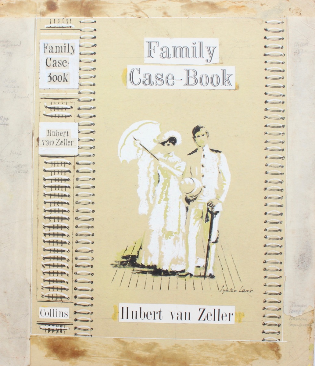 Image for Original Dust Wrapper Design for Hubert van Zeller’s The Family Case-Book.