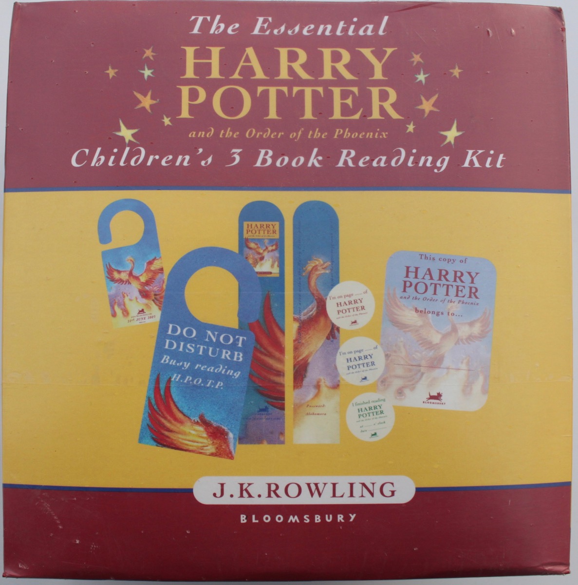 Image for The Essential Harry Potter and the Order of the Phoenix Children’s 3 Book Reading Kit.