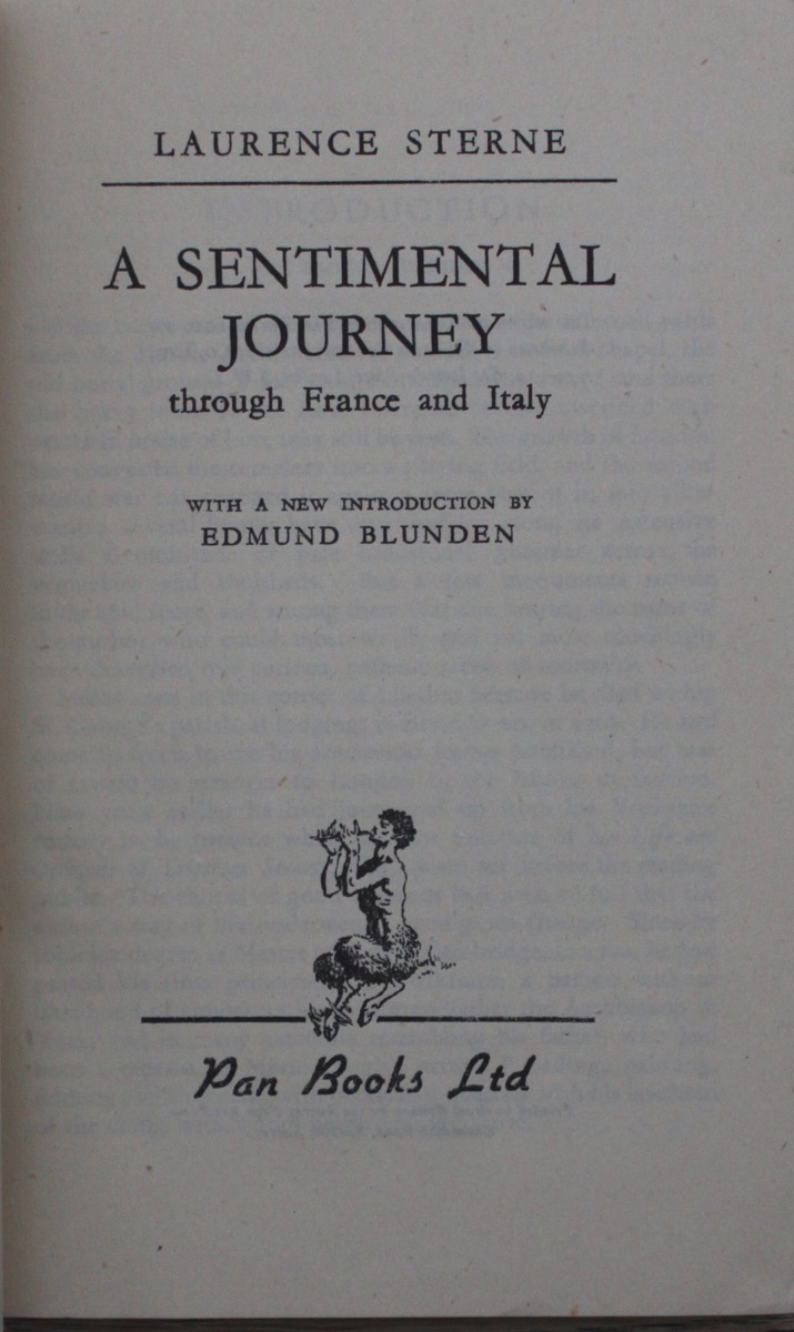 Image for A Sentimental Journey Through France and Italy, by Laurence Sterne.