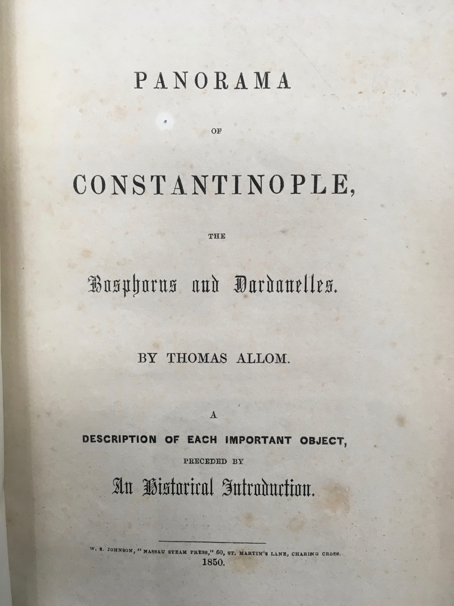 Image for Panorama of Constantinople, the Bosphorus and Dardanelles. A Description of Each Important Object, Preceded by an Historical Introduction.