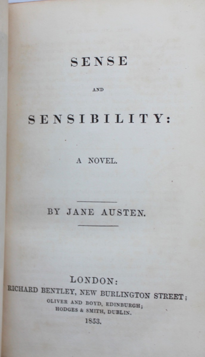 Sense and Sensibility. Image for Sense and Sensibility.