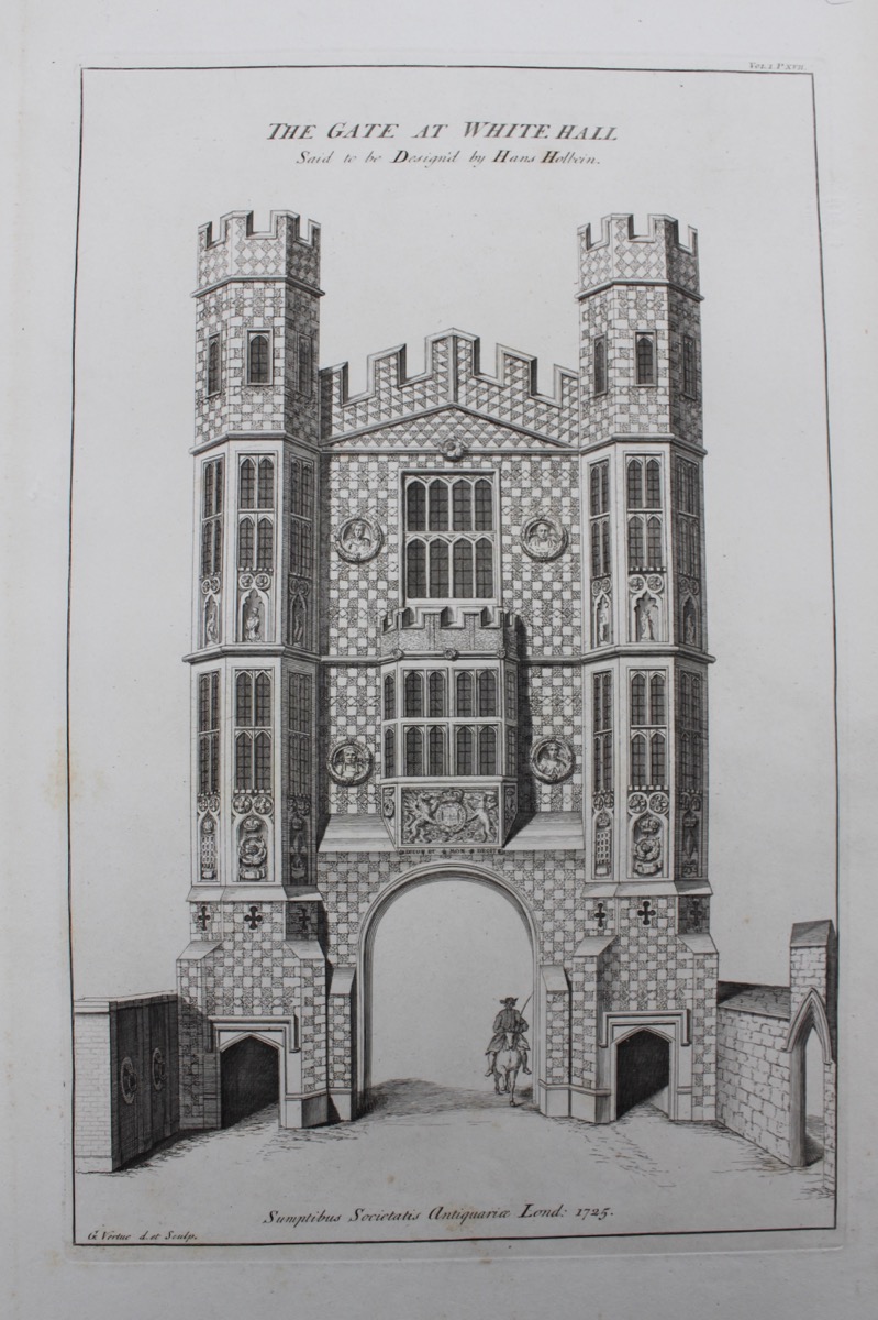 Image for The Gate at Whitehall, said to be designed by Hans Holbein.