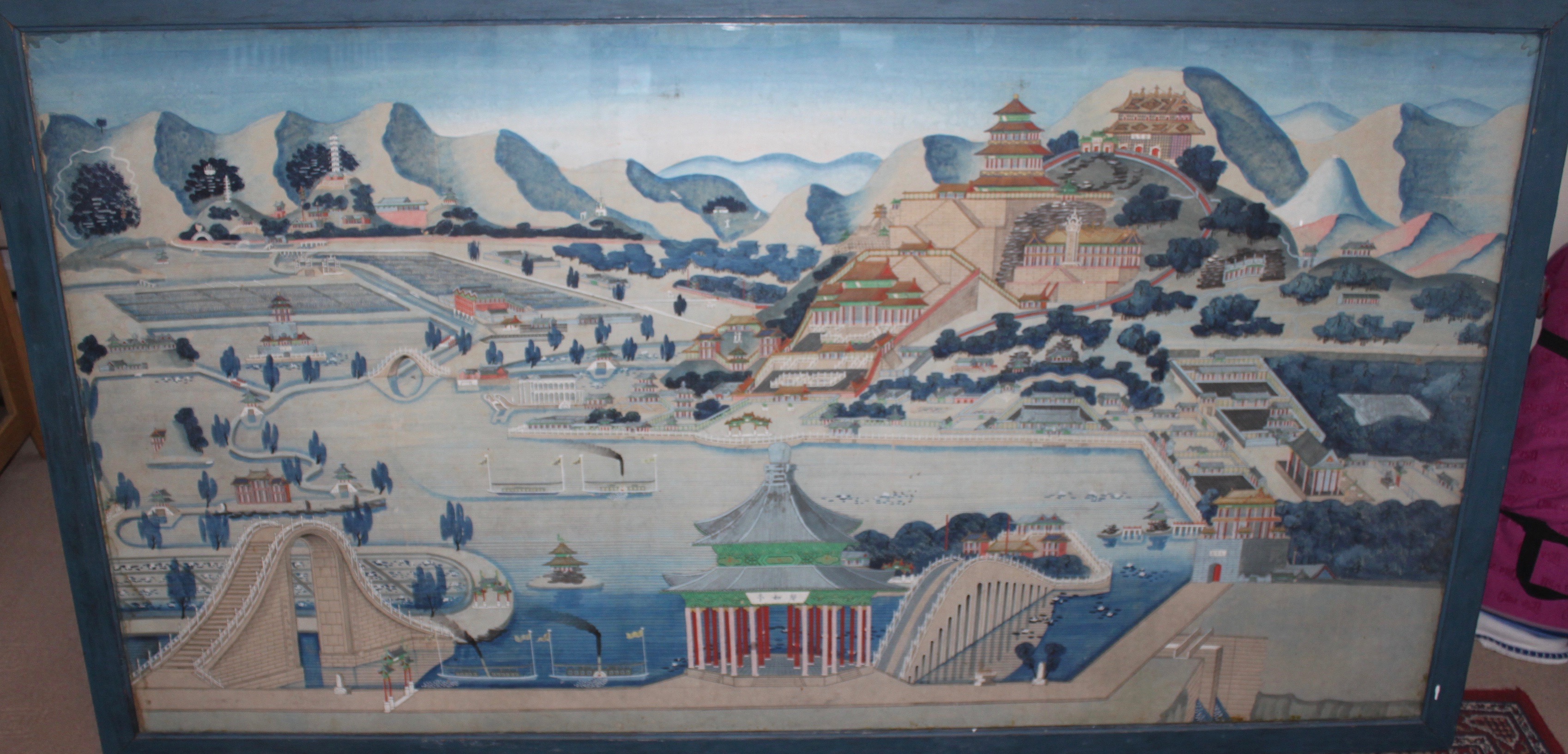 Image for Watercolour of the Summer Palace, Beijing.