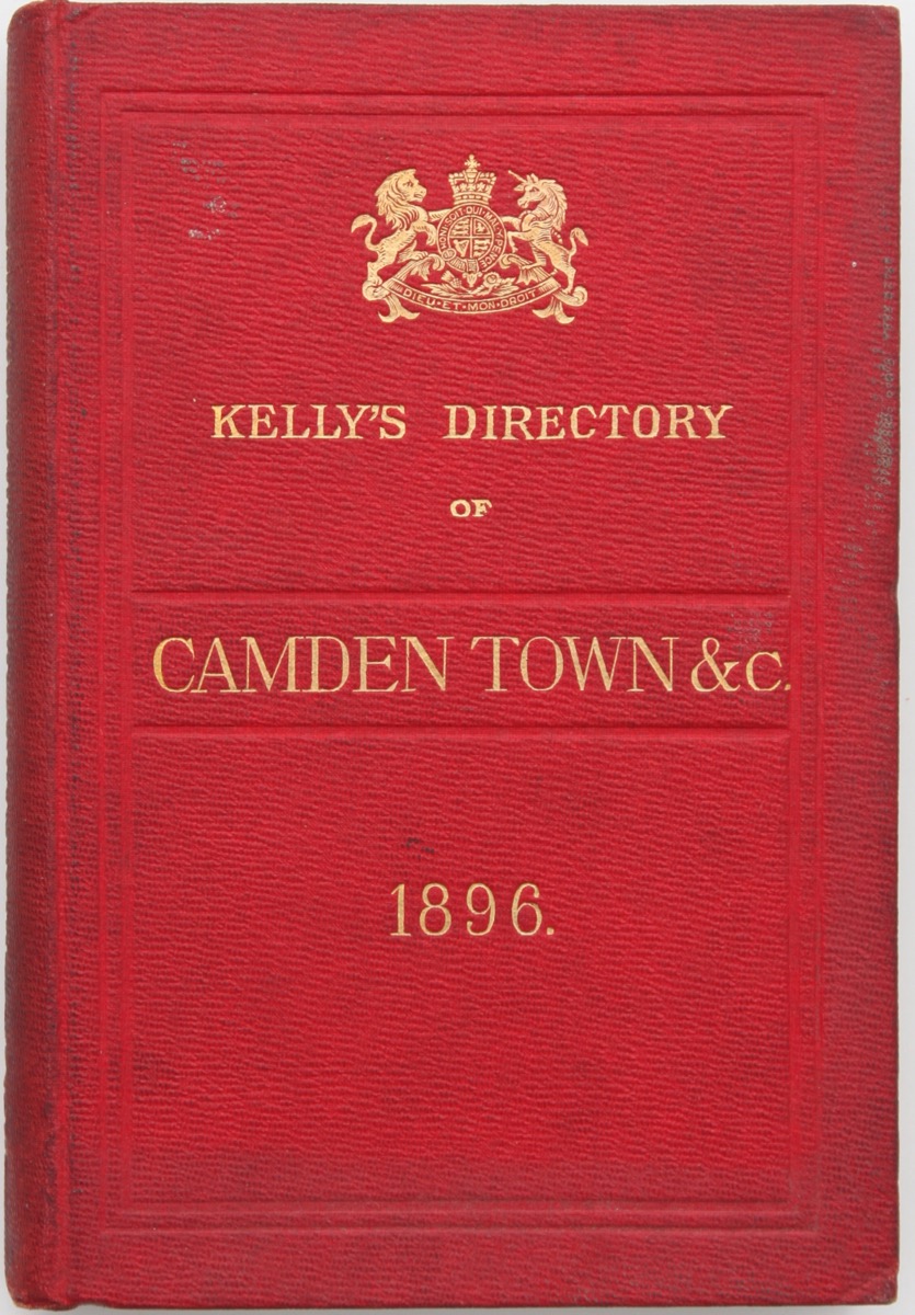Image for Kelly’s Camden and Kentish Towns Directory (Buff Book) for 1896.