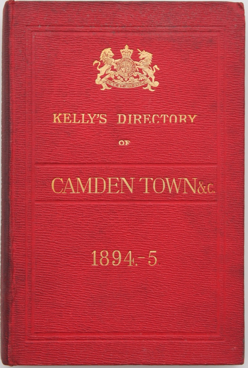 Image for Kelly’s Camden and Kentish Towns Directory (Buff Book) for 1894-5.