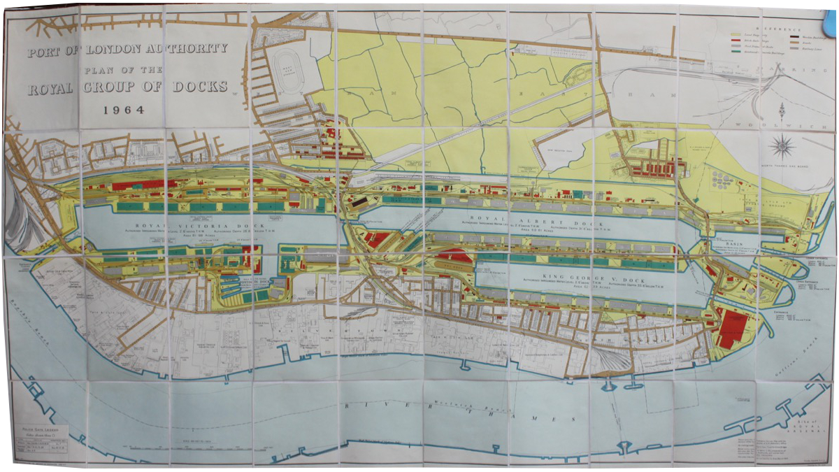Image for Plan of the Royal Group of Docks.