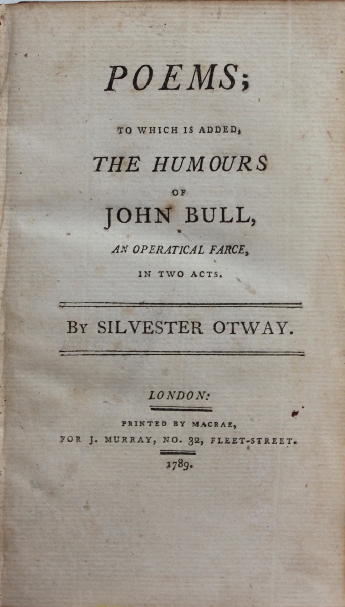 Image for Poems; to which is added, the Humours of John Bull, an operatical farce, in two acts.