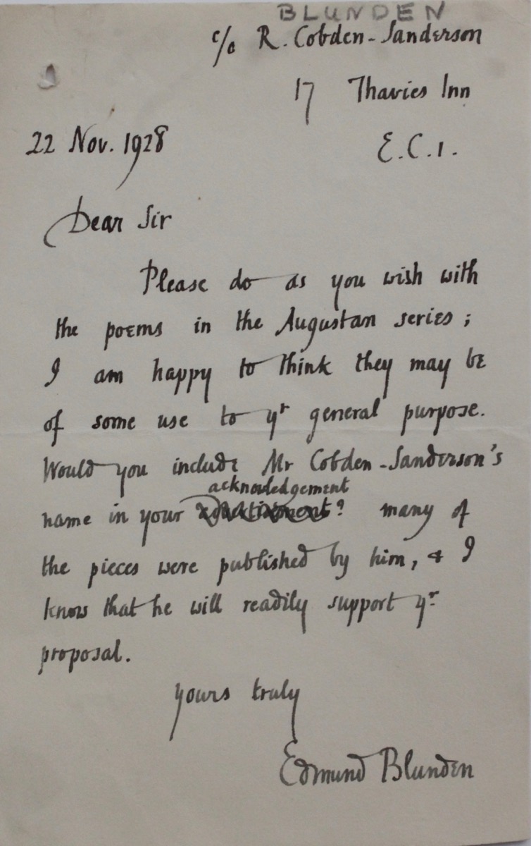 Image for Autograph Letter, signed.