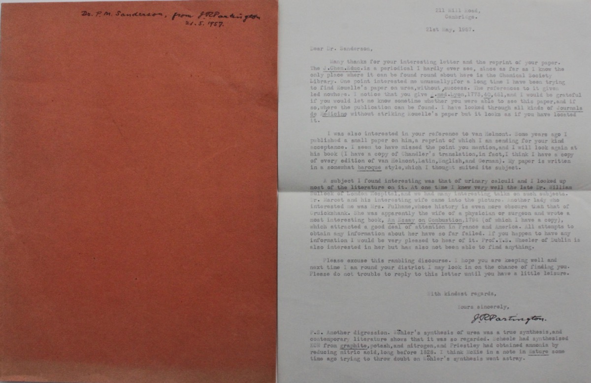 Image for Typed Letter, signed.