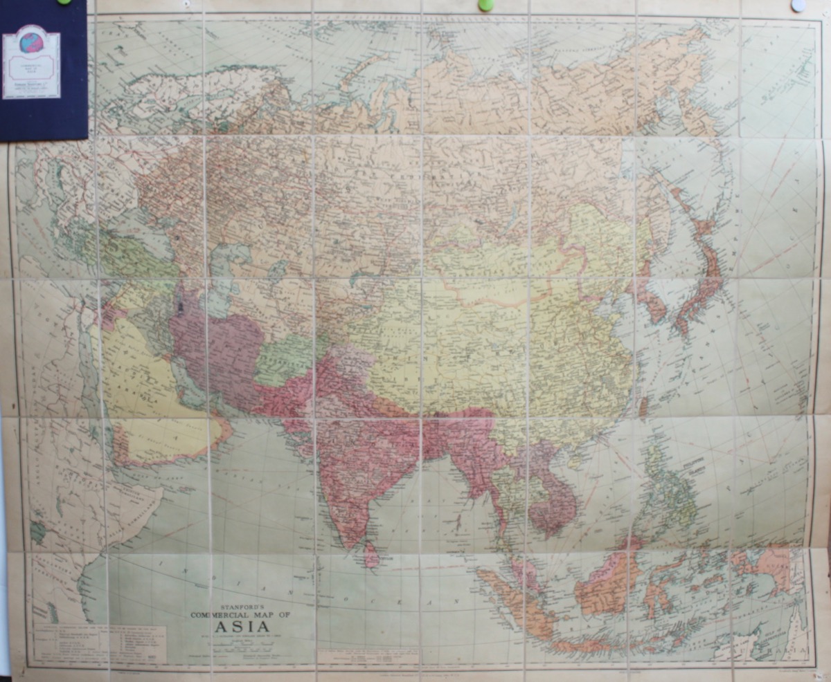 Image for Stanford’s Commercial Map of Asia.