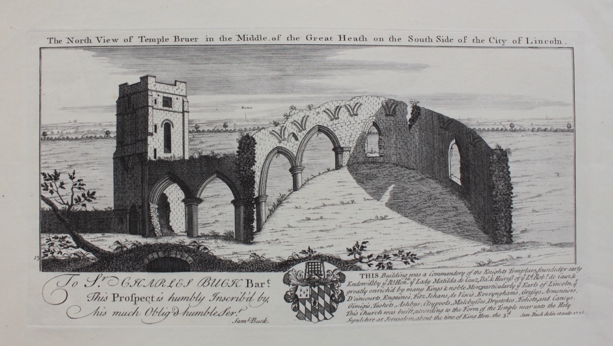Image for The North View of Temple Bruer in the Middle of the Great Heath on the South Side of the City of Lincoln.
