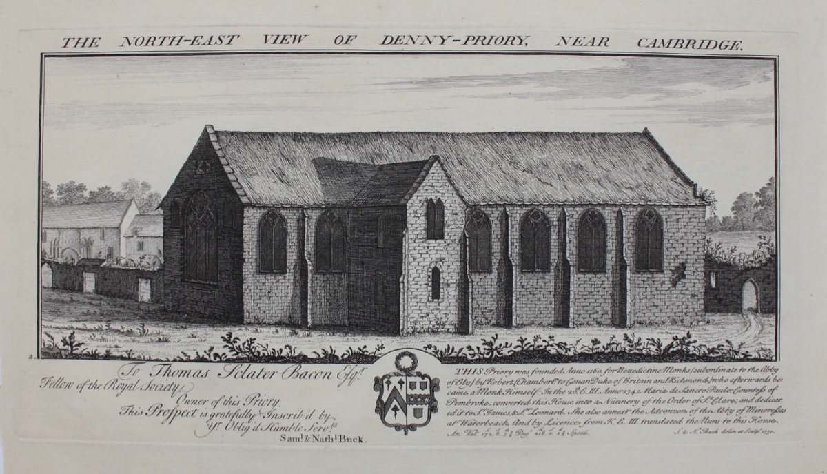 Image for The North-East View of Denny-Priory, near Cambridge.
